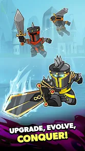 Tower Conquest Legends'daki çeşitli birimler ve kahramanlar