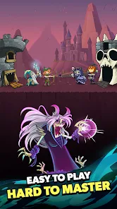 Tower Conquest Legends ordu oluşturma ekranı